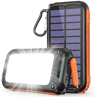 Echte tragbare Handkurbel Solar Power Bank Station 26800mAh NCM