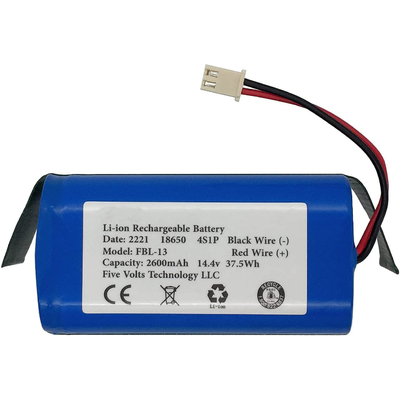 Benutzerdefinierte 2600 mAh 14,8 V 14,4 V Li-Ionen-Akkupack wiederaufladbare OEM