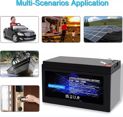 12,8 V 10 Ah Lithium-Phosphat-Batterie Eingebauter LiFePO4-Akku