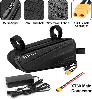 Wasserdichter Scooter-Lithium-Akku 36V 12Ah / 8AH 48V 10ah Lithium-Ionen-Akku
