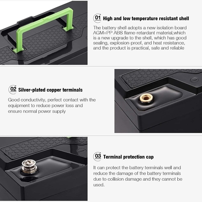 NCM 12V 20AH LiFePO4 Akkupack 12,8V Lithium-Ionen Deep Cycle Batterie Solar