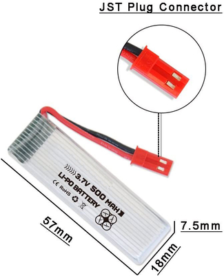 NCM Wiederaufladbarer Li-Ionen-Polymer-Akku 3,7 V 500 mAh Lipo-Akku