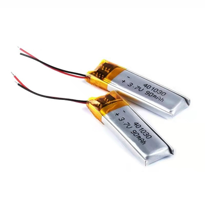 1S1P Lithium-Polymer-Akku 90 mAh 3,7 V rechteckiger Lithium-Ionen-Akku