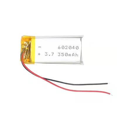 3,7 V 500 mAh Li-Lithium-Polymer-Akku 0,35 A, nicht wiederaufladbar mit Kabel