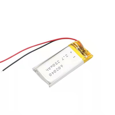 3,7 V 500 mAh Li-Lithium-Polymer-Akku 0,35 A, nicht wiederaufladbar mit Kabel