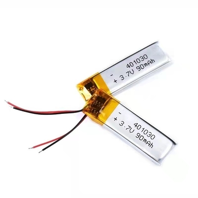 401030 Wiederaufladbarer Lithium-Polymer-Akku 0,09 A 90 mAh BT-Headset-Akku