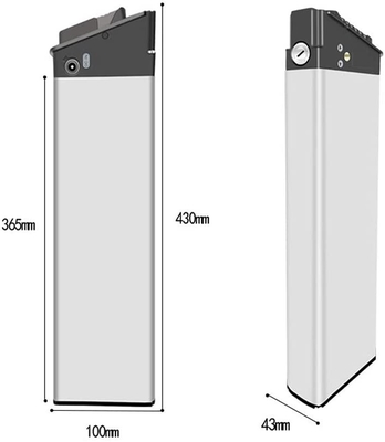 Haiba Elektrischer wiederaufladbarer Fahrrad-Lithium-Akku 250 W 500 W 750 W