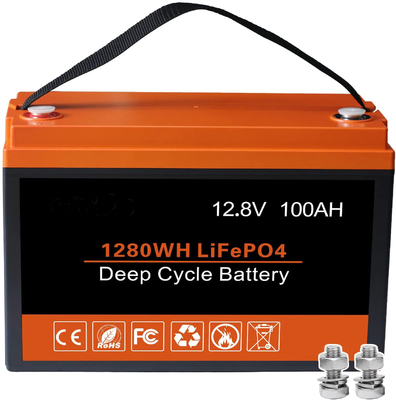 1,2 kg wiederaufladbarer Akku 12 V 100 AH Lithiumbatterie LFP Deep Cycle