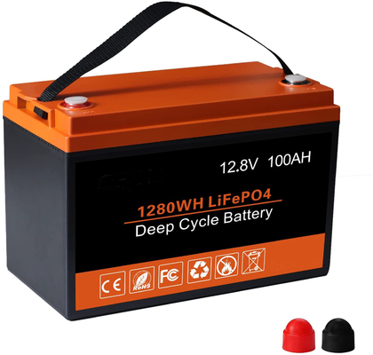 1,2 kg wiederaufladbarer Akku 12 V 100 AH Lithiumbatterie LFP Deep Cycle